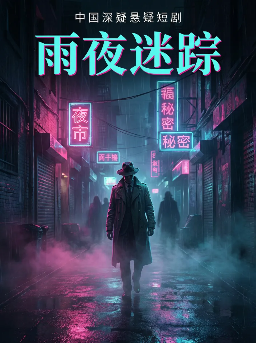 女集中营完整版 悬疑追踪短剧 - 雨夜迷踪海报